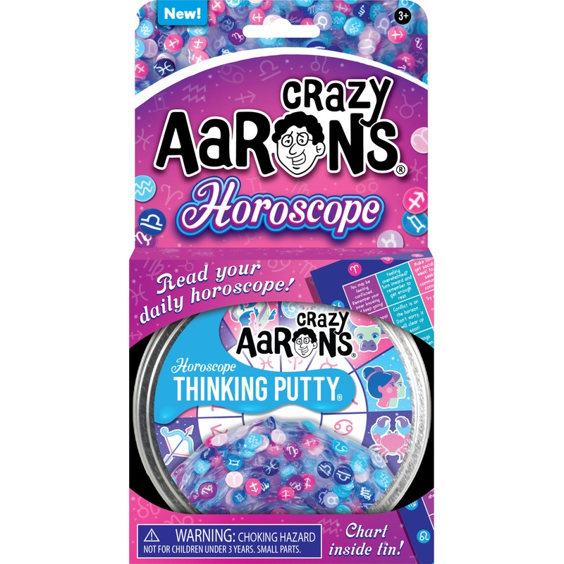 Horoscope 4" Thinking Putty Tin