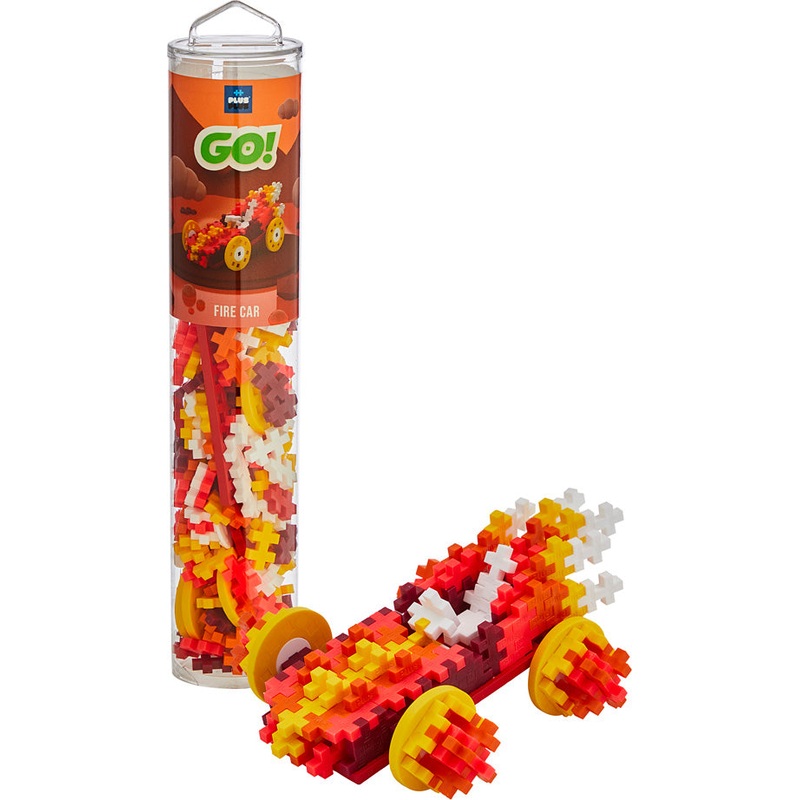 Plus-Plus Go! Fire Car Tube