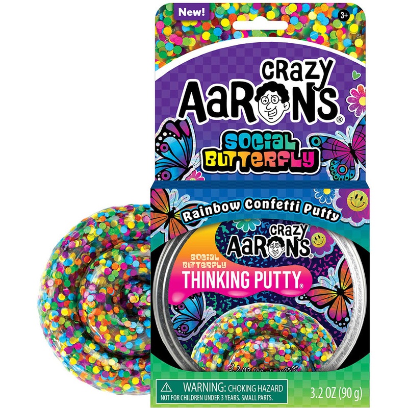 Social Butterfly Thinking Putty