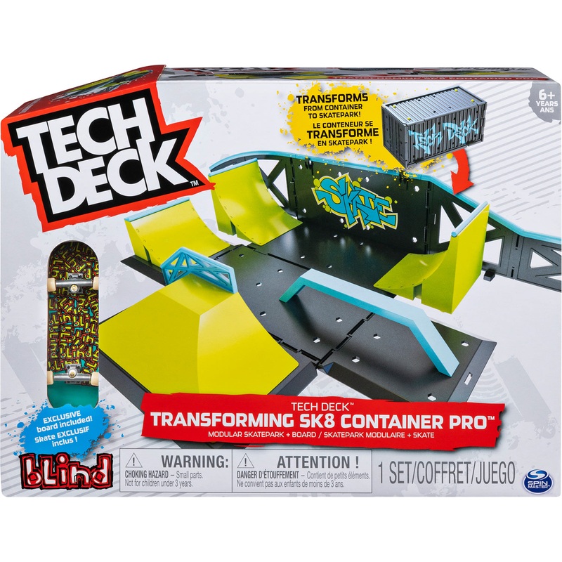 Tech Deck Transforming SK8 Container Pro Playset