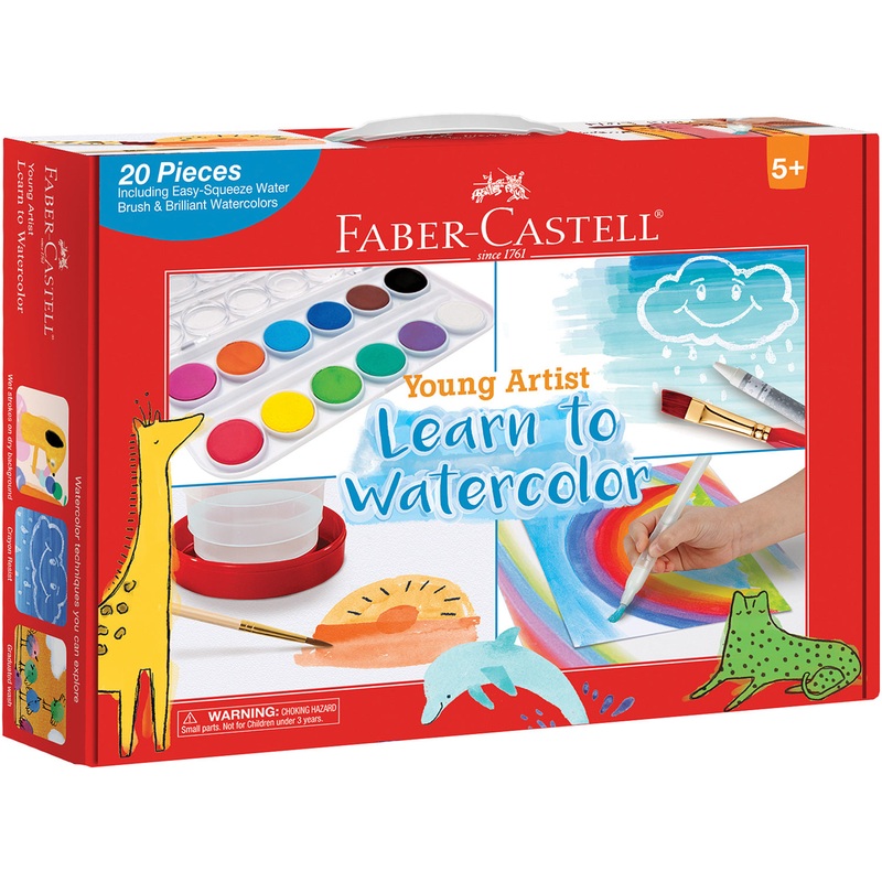 Young Artist Learn to Watercolor
