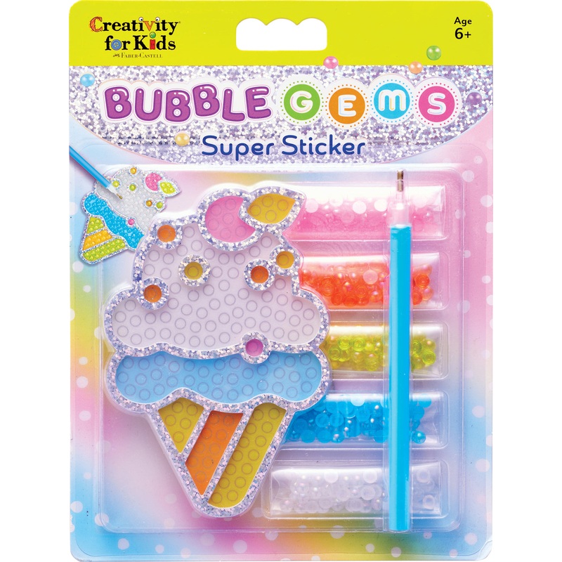 Bubble Gems Super Sticker Ice Cream Age 6+