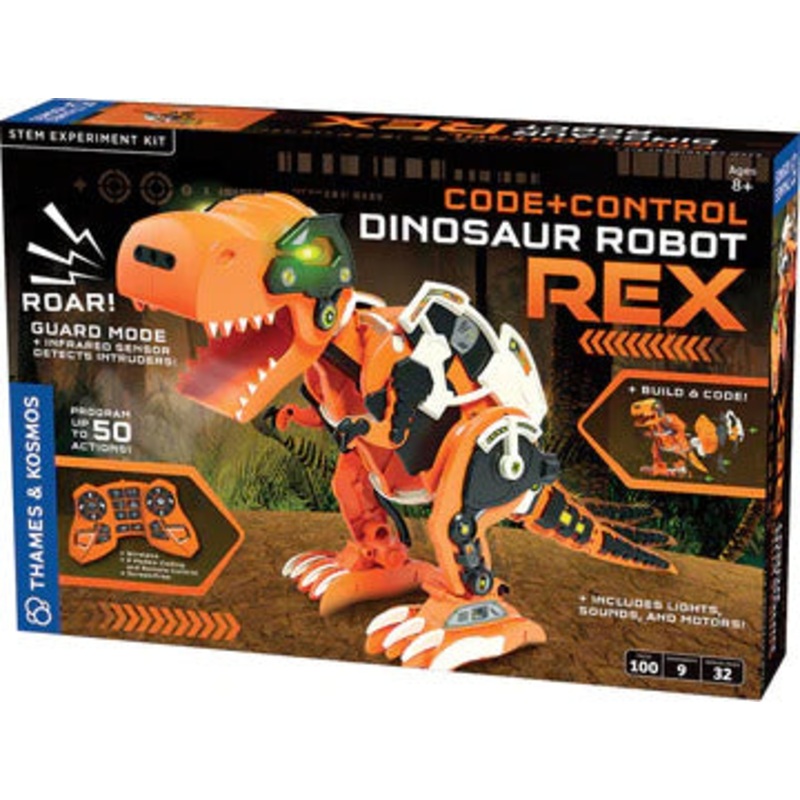 Code+Control Dinosaur Robot: REX Age 8+