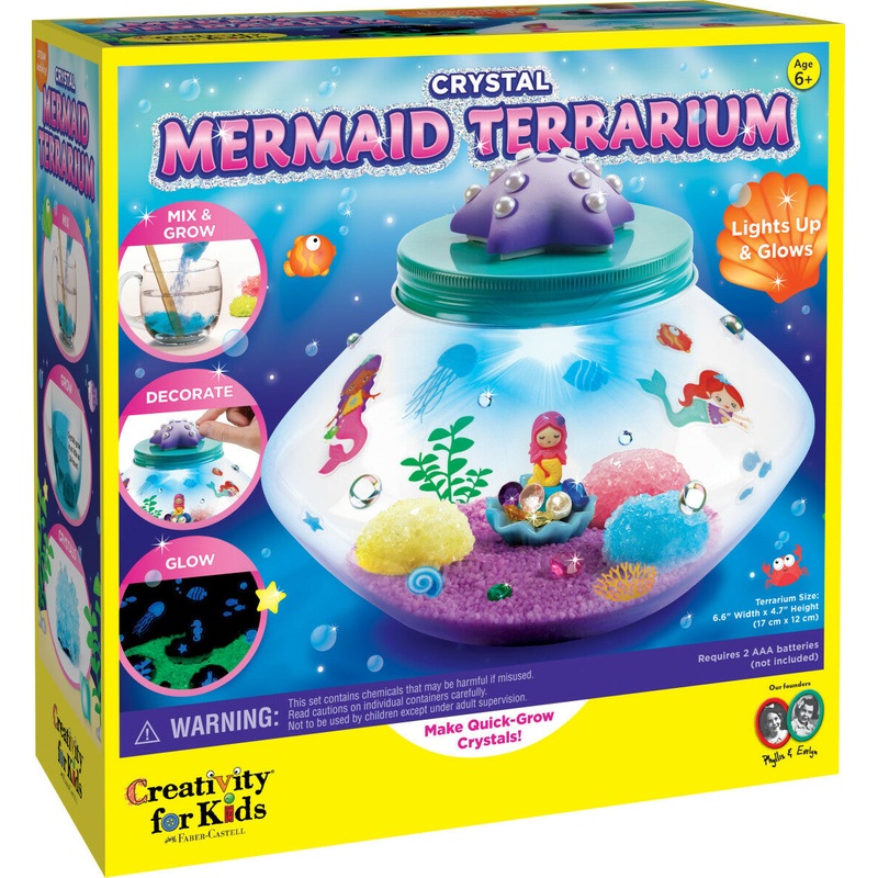 Crystal Mermaid Terrarium Age 6+
