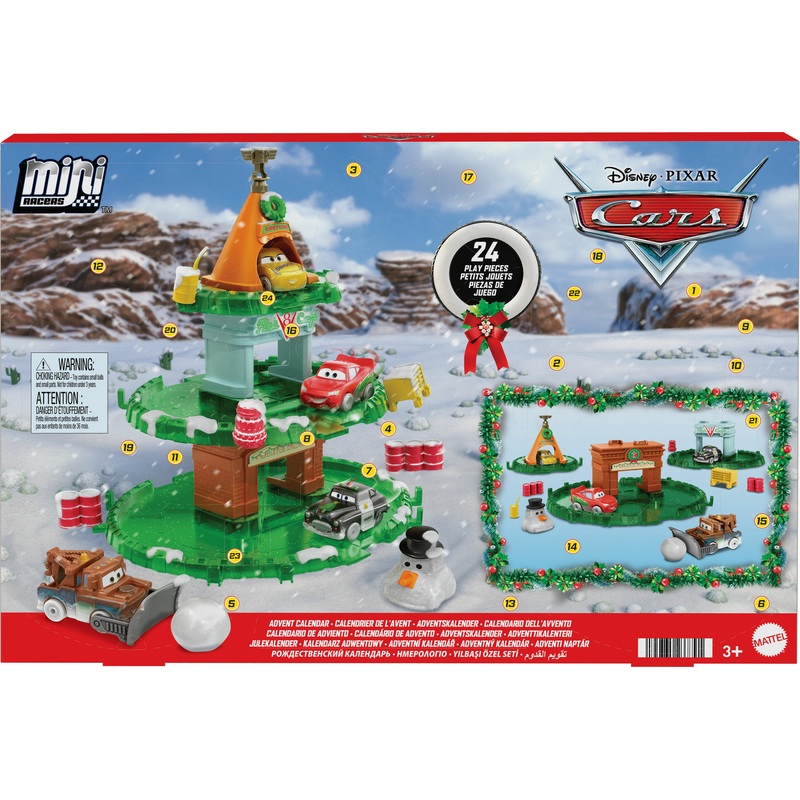 Disney and Pixar Cars Minis Advent Calendar Age 3+