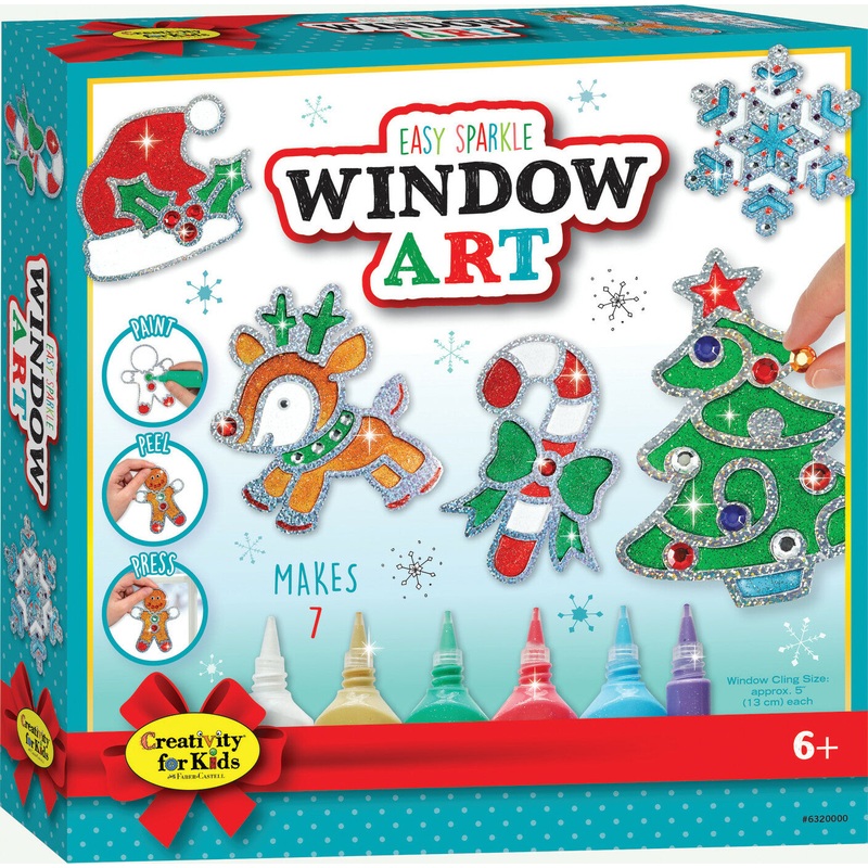 Holiday Easy Sparkle Window Art Age 6+