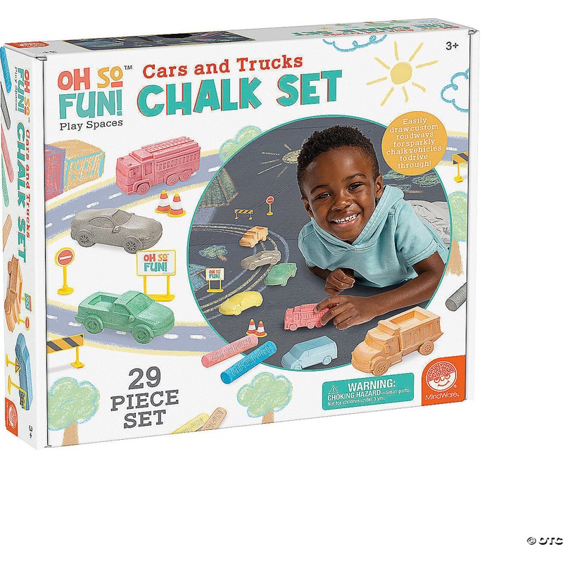 Oh So Fun! Cars and Trucks Chalk Set
