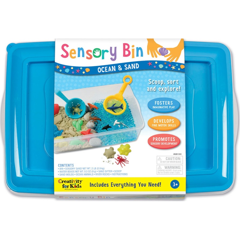 Sensory Bin Ocean and Sand