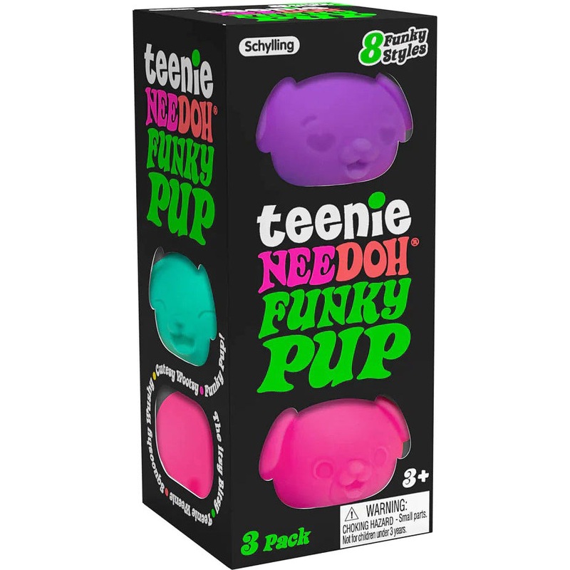 Teenie NeeDoh Funky Pup - 3 pk