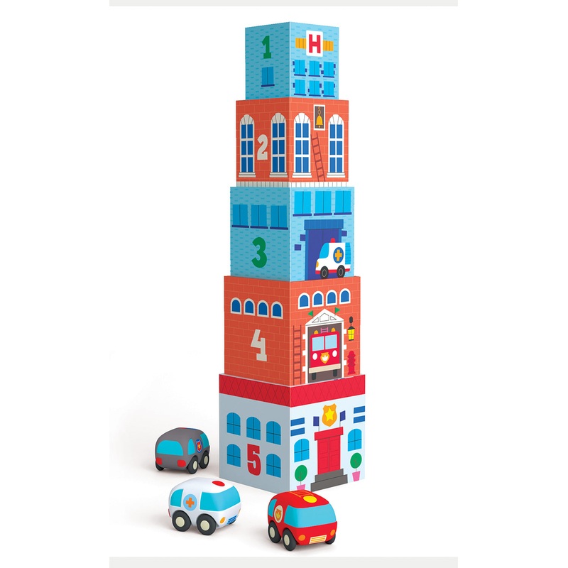TopaniCar Stacking Game and Vehicles