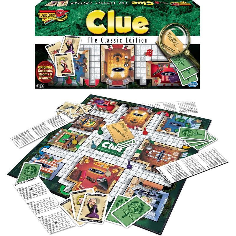 Clue The Classic Edition Game Age 8+