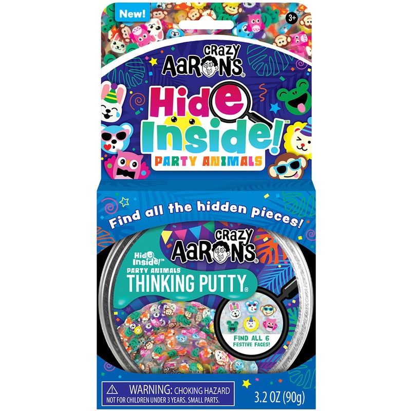 Hide Inside! Party Animal Thinking Putty