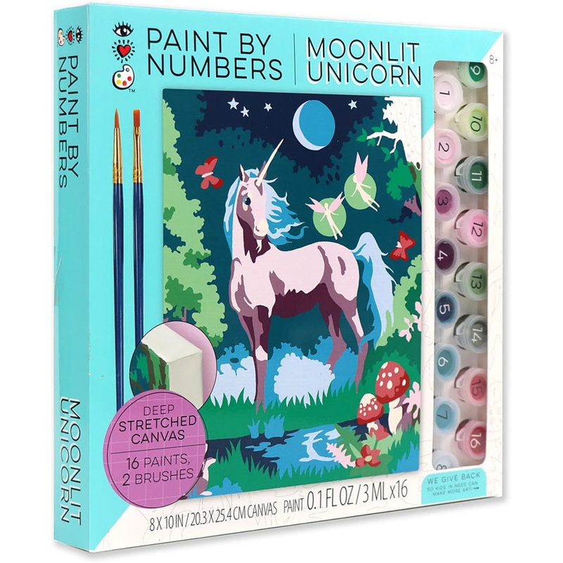 iHeartArt Paint by Numbers - Moonlit Unicorn
