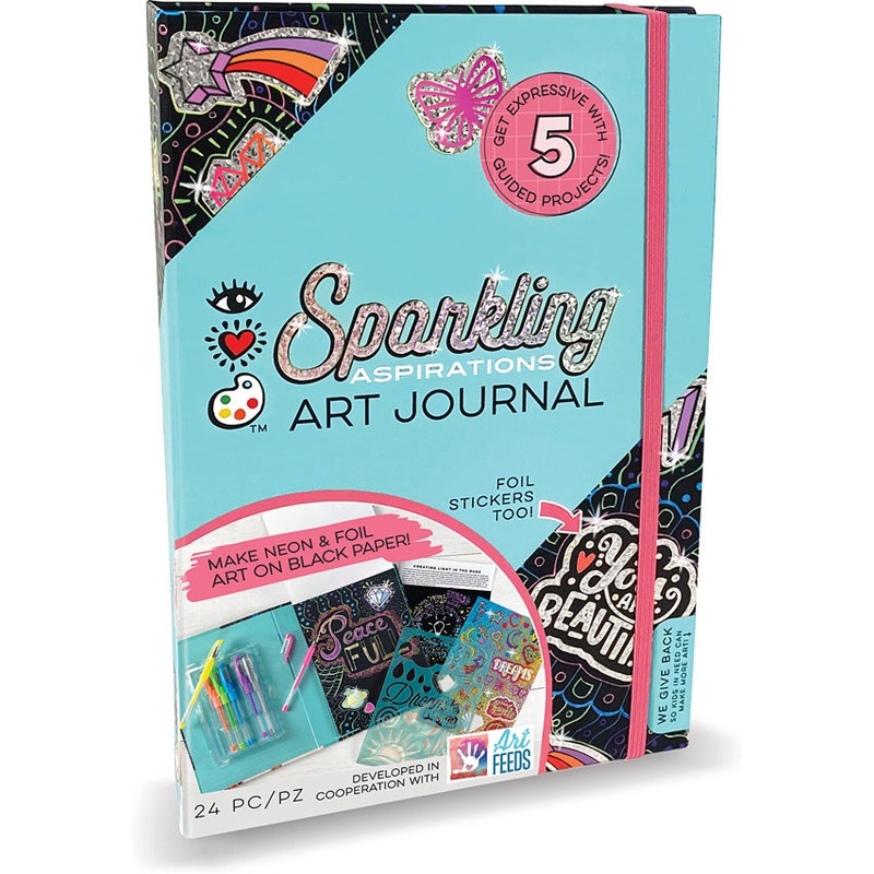 iHeartArt Sparkling Aspirations Art Journal