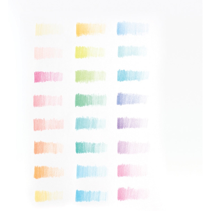 Pastel Hues Colored Pencils