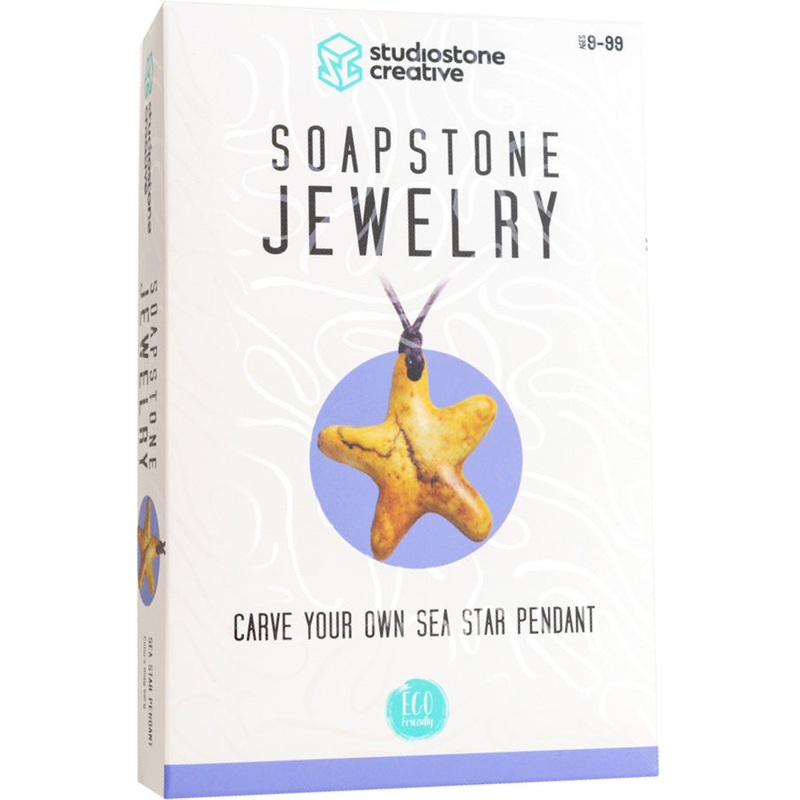 Soapstone Jewelry Carve Your Own Sea Star Pendant