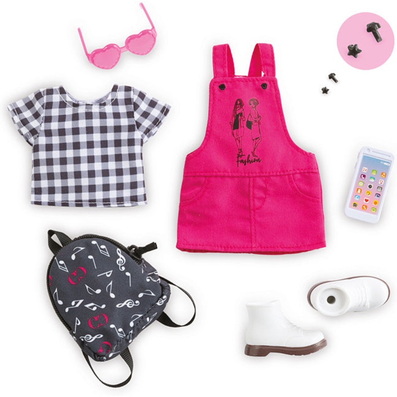 Corolle Girls Music & Fashion Dressing Room Doll Clothes Set