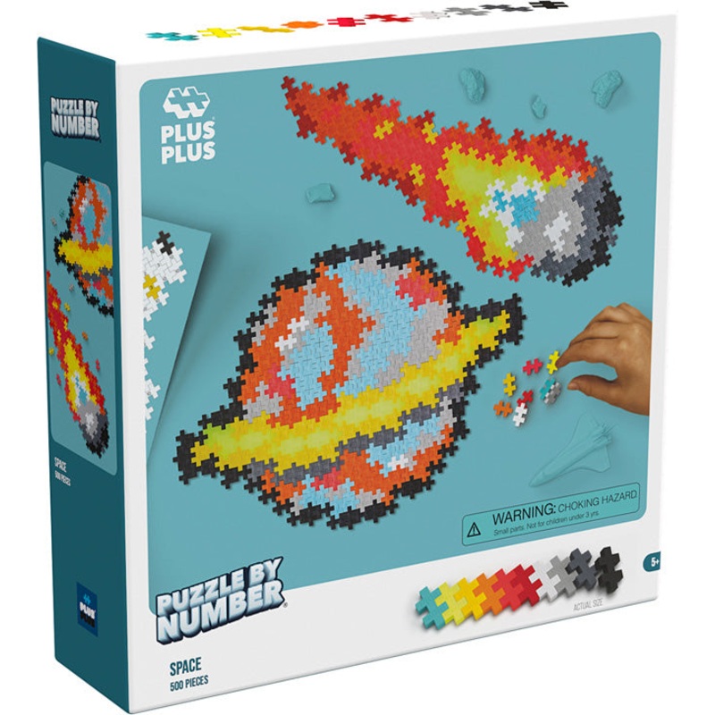 Plus-Plus Puzzle By Number Space