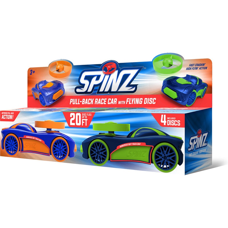 Spinz Pull-Back Race Car - Two Pack