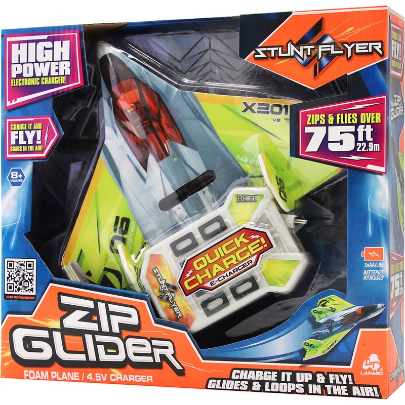 Stunt Flyer Zip Glider Foam Plane