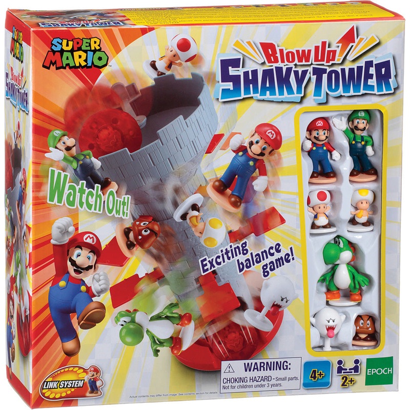 Super Mario Blow Up! Shaky Tower Game Age 4+