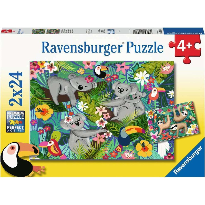2x24 Pc Koalas And Sloths Puzzle
