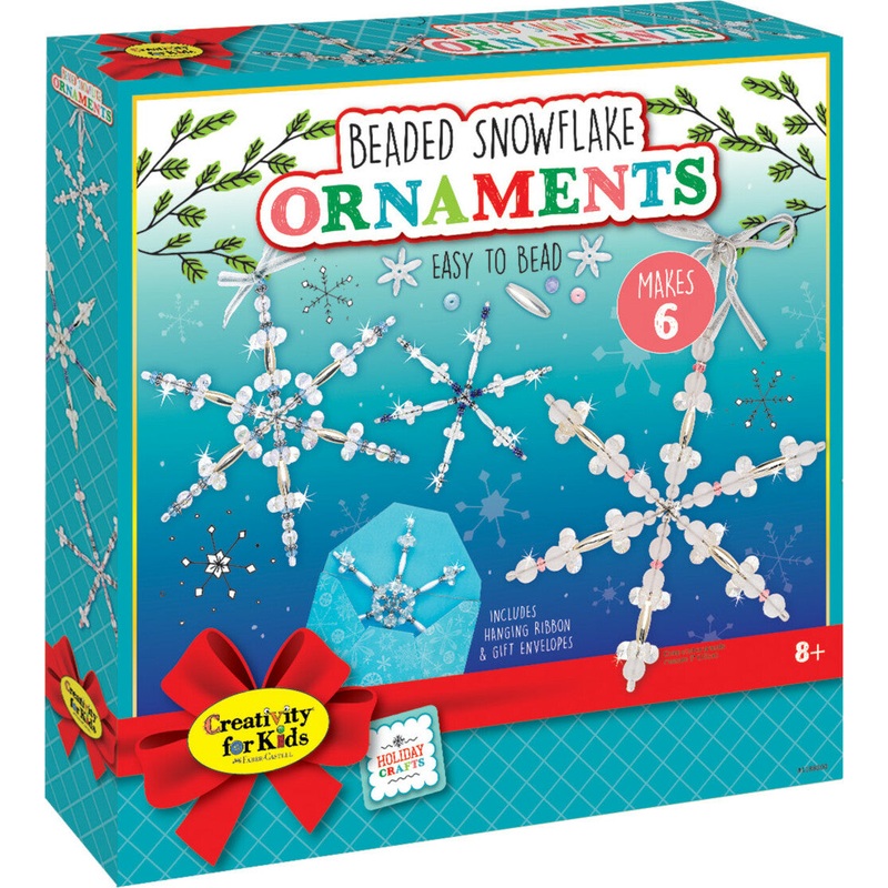 Beaded Snowflake Ornaments