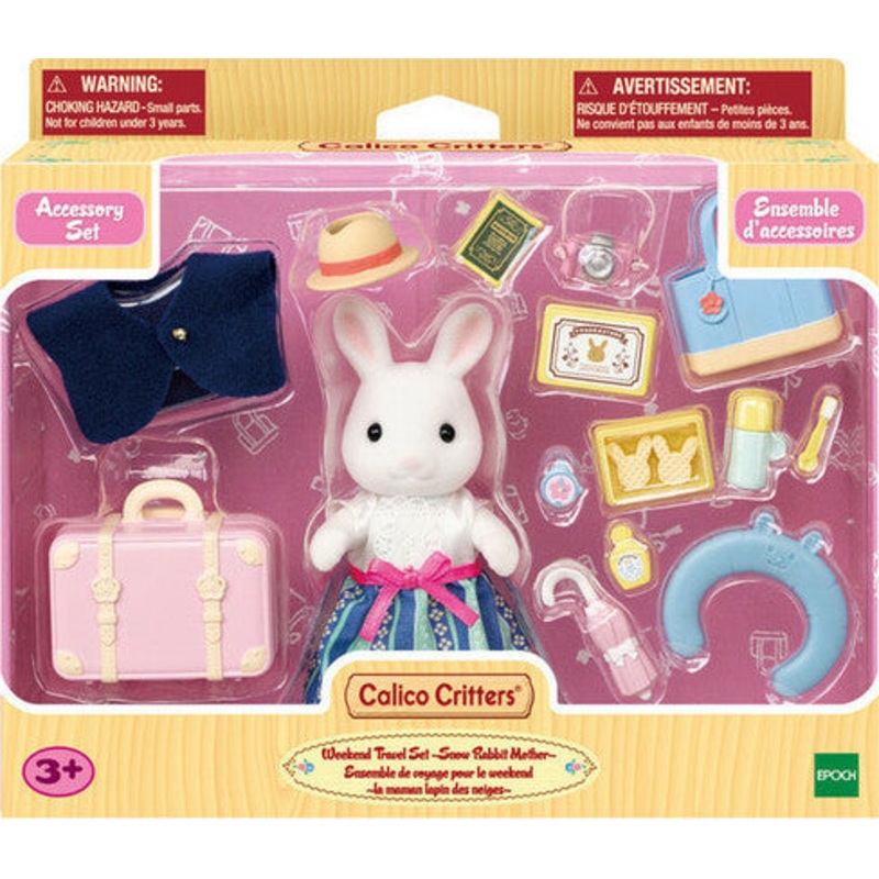 Calico Critters Weekend Travel Set - Snow Rabbit Mother
