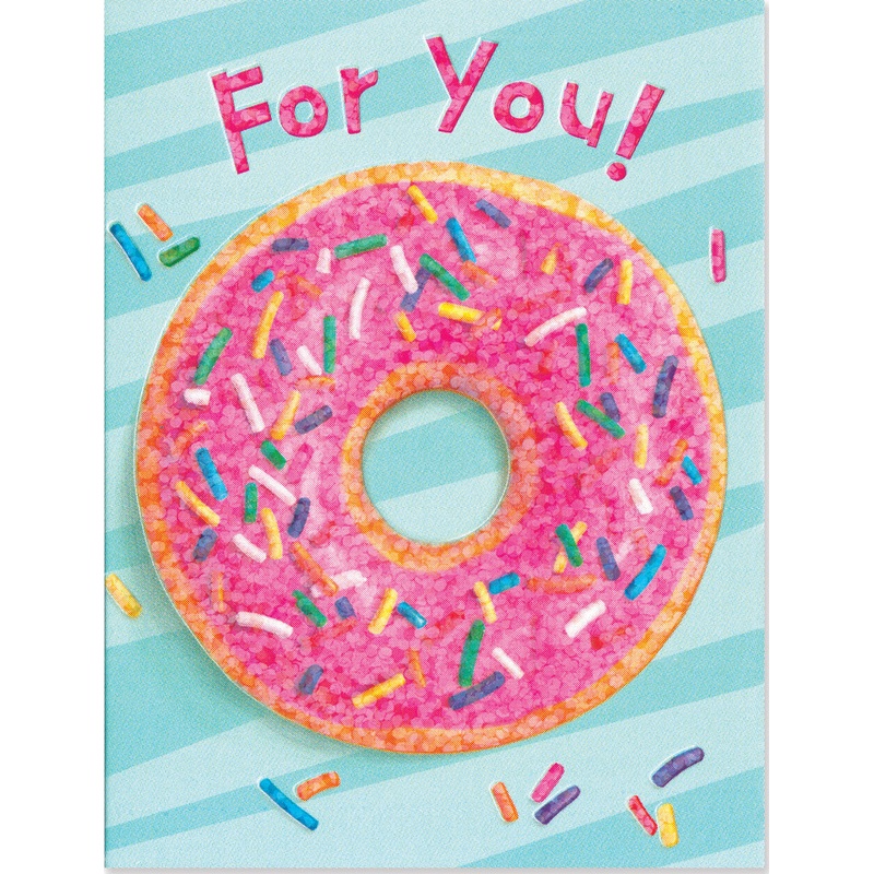 Donut Foil Gift Enclosure Card