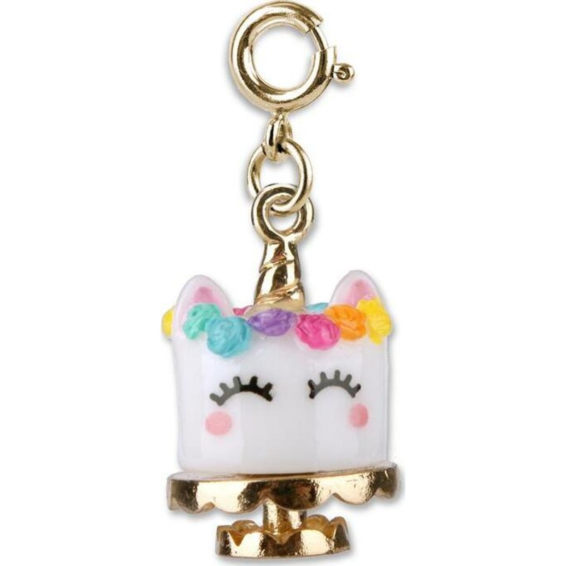 Gold Unicake Charm