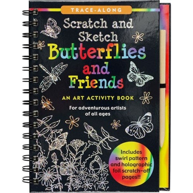 Scratch & Sketch Butterflies & Friends (Trace-Along)