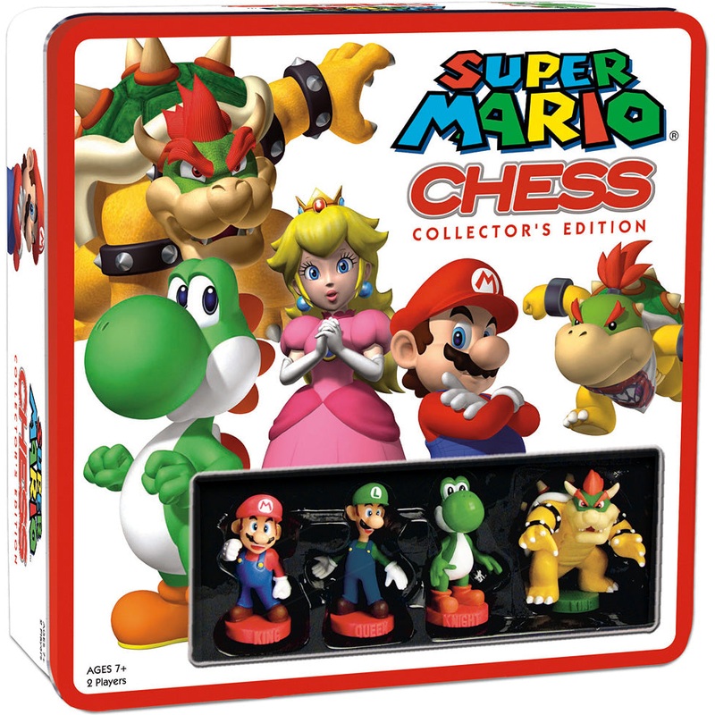 Super Mario Chess Collector's Edition Tin Game Age 7+