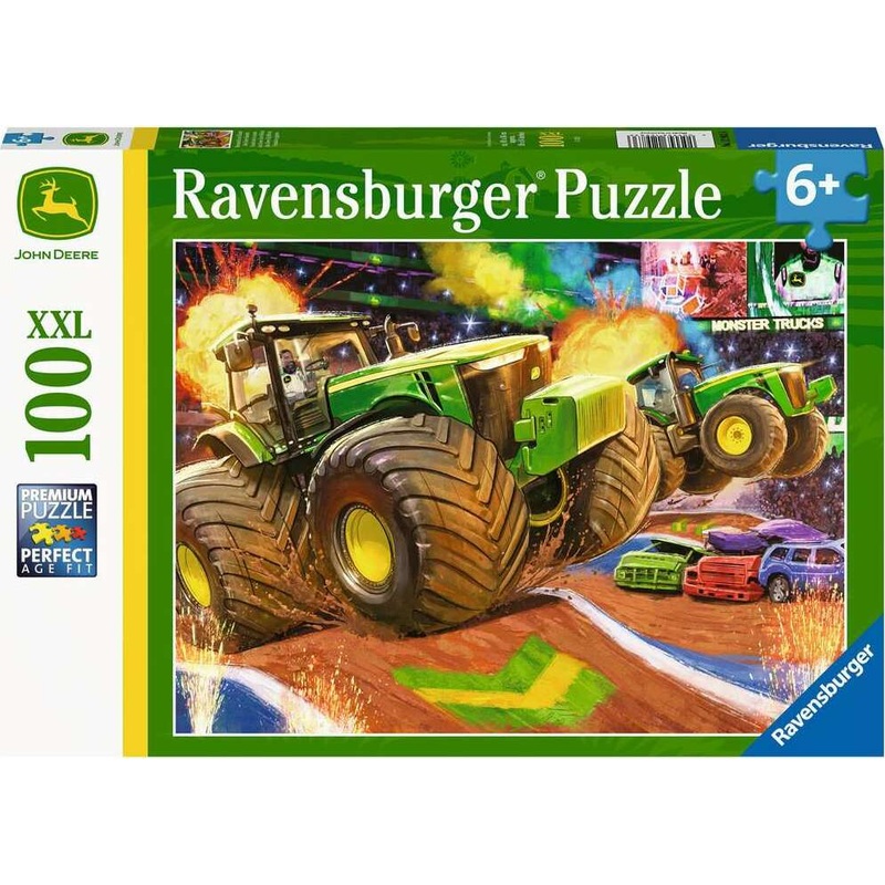 100 Pc John Deere Big Wheels XXL Puzzle