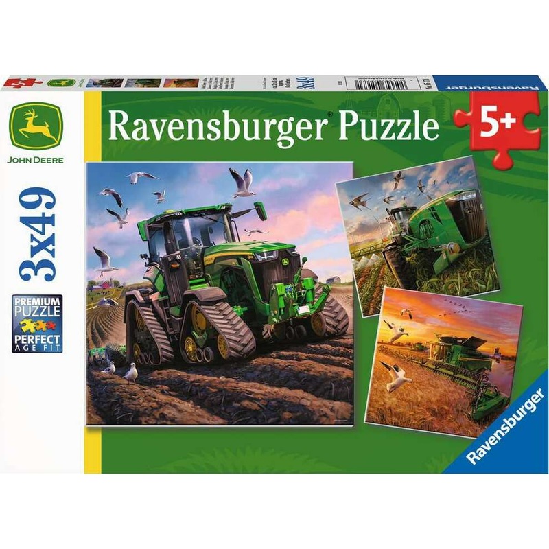 3x49 Pc Seasons of John Deere Puzzles