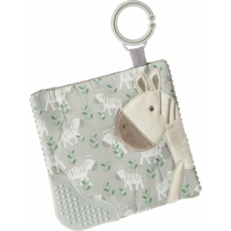 Afrique Zebra Crinkle Teether - 6X6"