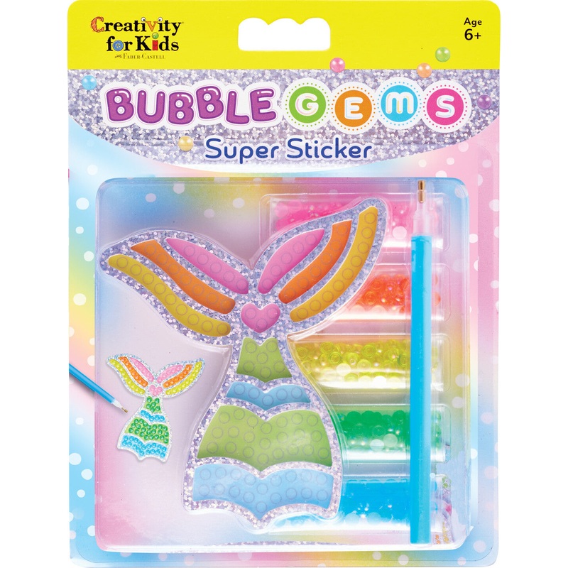 Bubble Gems Super Sticker Mermaid