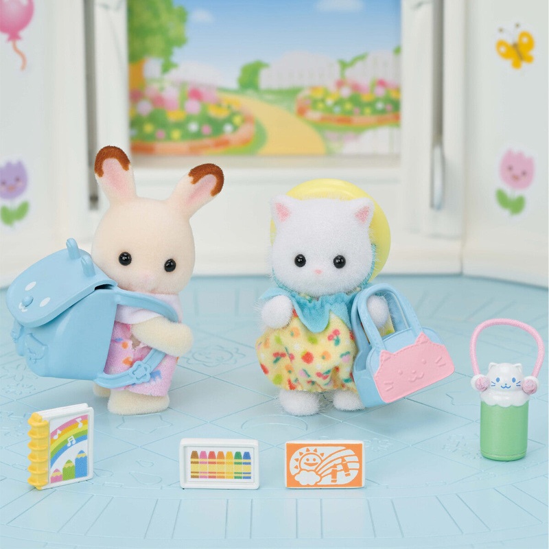 Calico Critters Nursery Friends -Walk Along Duo