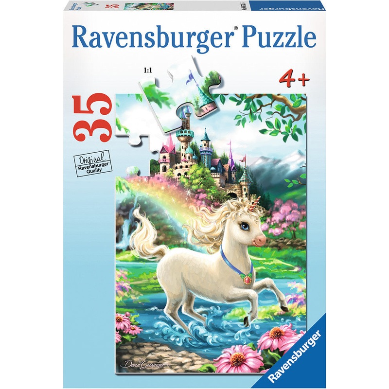 Unicorn Castle (35pc) Puzzle Age 4+