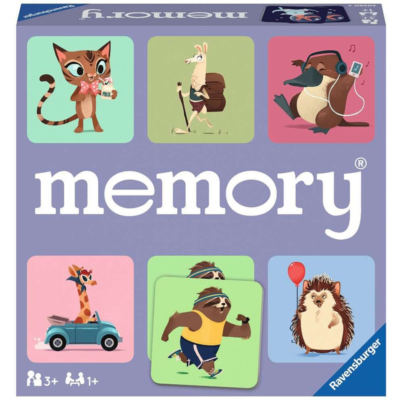 Wild World of Animals Memory Game Age 3+