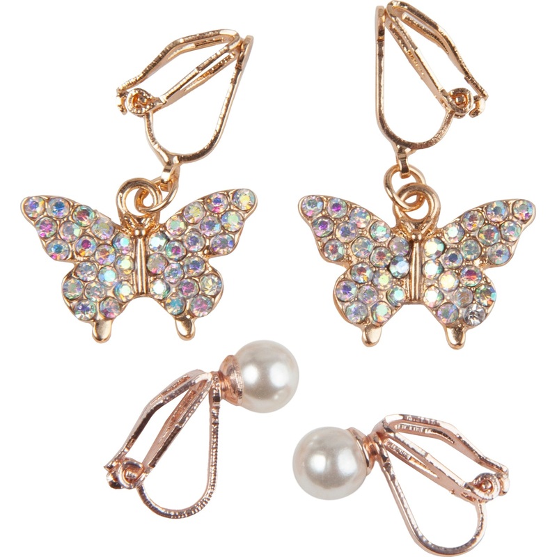Boutique Butterfly Clip On Earrings  Great Pretenders USA