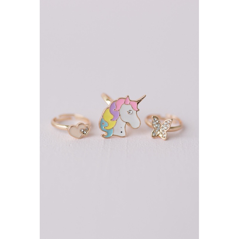 Boutique Butterfly  Unicorn Rings  Great Pretenders USA