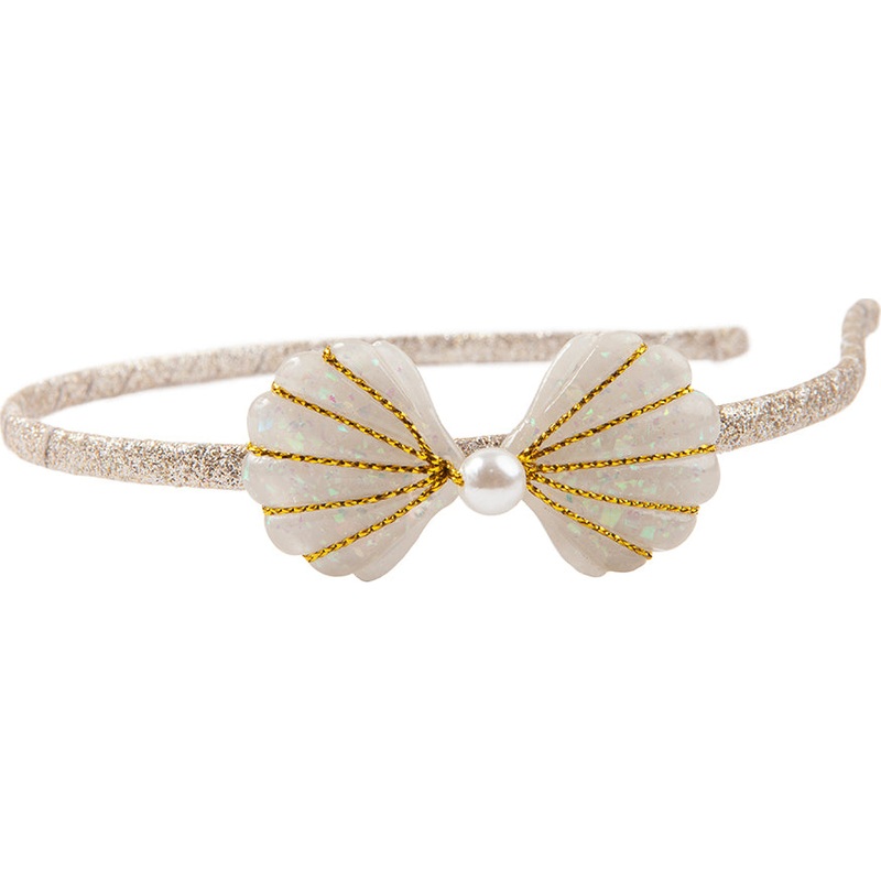 Boutique Golden Mermaid Shell Headband  Great Pretenders USA