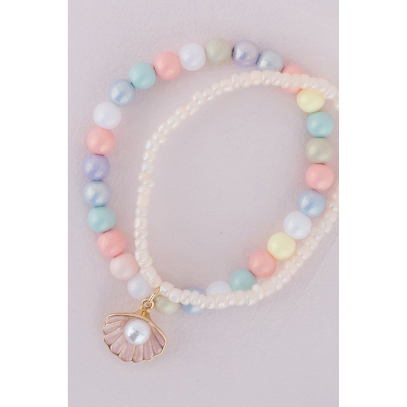 Boutique Pastel Shell Bracelet  Great Pretenders USA