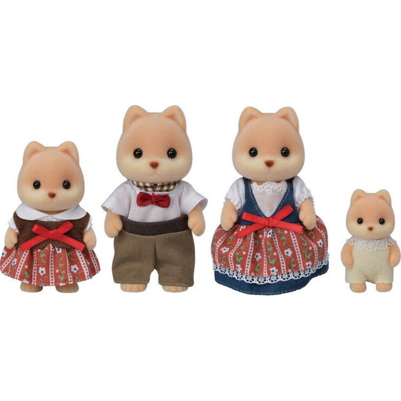 Calico Critters Caramel Dog Family
