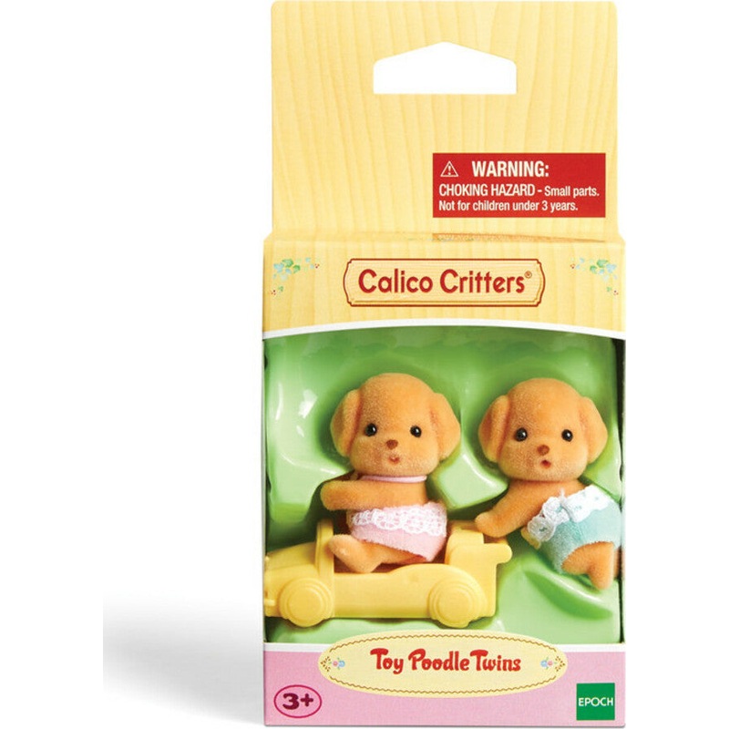 Calico Critters Toy Poodle Twins