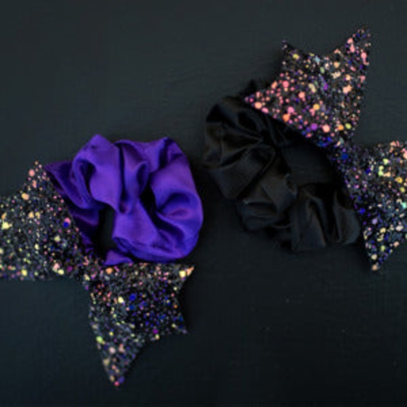 Halloween Scrunchies Bat/ Spider, 2pcs  Great Pretenders USA
