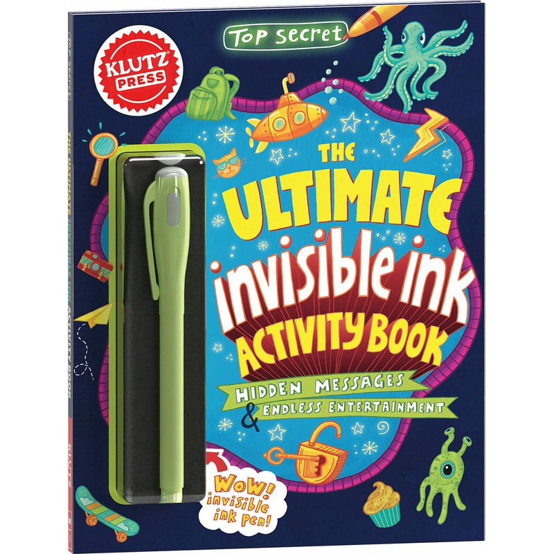 Top Secret: The Ultimate Invisible Ink Activity Book (Klutz Activity Book)