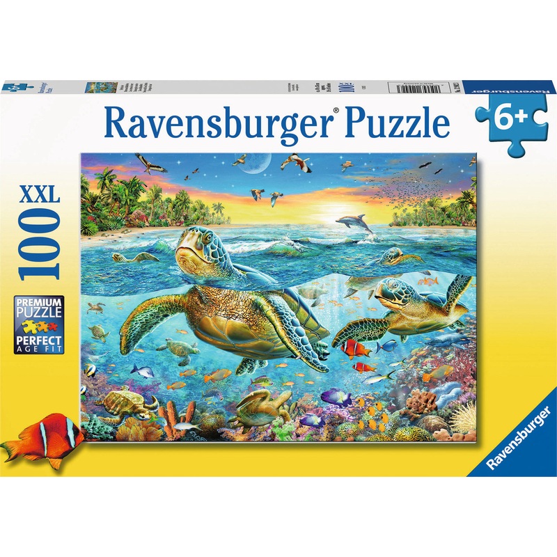 100 Pc Swim With Sea Turtles XXL Puzzle
