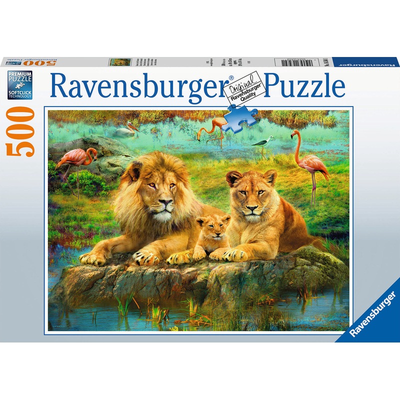 500 Pc Lions In The Savannah Puzzle