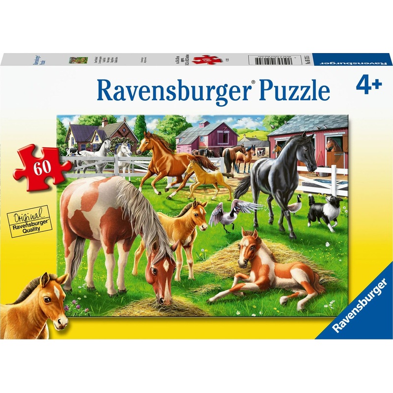 60 Pc Happy Horses Puzzle